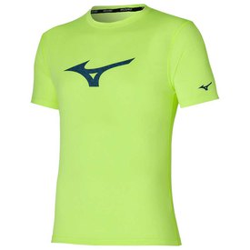 Mizuno Mens Impulse Core T Shirt Tee Top Blue Sports Running Gym Breathable 