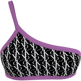 Calvin klein Bralette One Shoulder Monogram Bikini Top