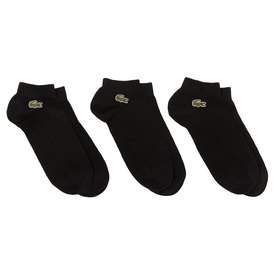 Lacoste mens Sport 2-pack Jacquard Low Cut Socks