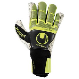 Sondico Protector Goal Keeper Gloves Flat Finger Spines Black Adult 10.5 