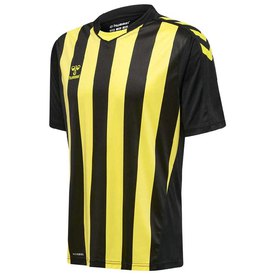 Men Sports Yellow XXL hummel Core Men’s Jersey Short Sleeved Polyester Top Trikot Core Short Sleeve Poly Jersey 
