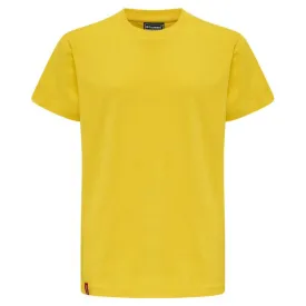 hummel-red-basic-short-sleeve-t-shirt