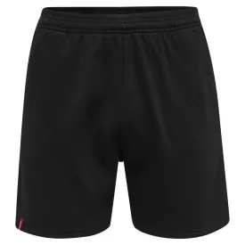 hummel-pantaloni-corti-red-basic-sweat
