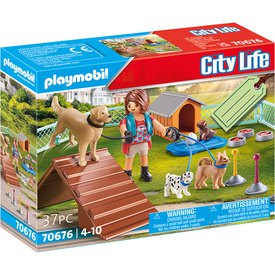 Playmobil Set Of Dog Coach Gift