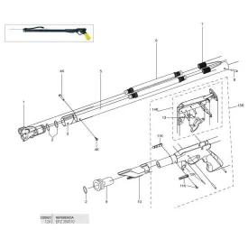 cressi-comanche--sioux-moicano-retractable-thread-소지자