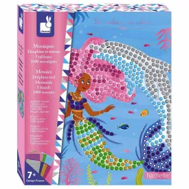 janod-モザイク画-イルカとセイレーン