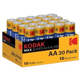 Kodak Alkaliparistot Max AA LR6 20 Yksiköt