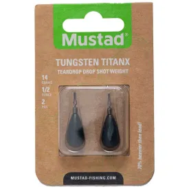 mustad-tungsten-titanx-teardrop-drop-shot-lead