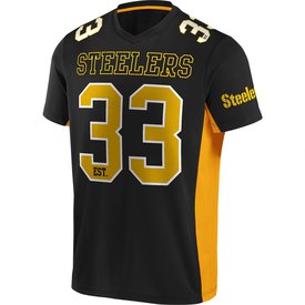 Fanatics Pittsburgh Steelers Value Franchise Poly Mesh Supporters Kurzärmeliges T-shirt