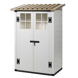 Gardiun Tuscany EVO 100 2 Doors 1.32m² Resin Storage Shed