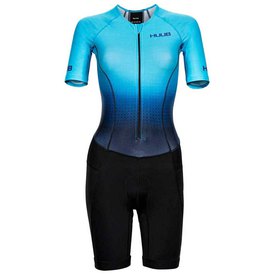 KISAD Cycling Short Sleeve Triathlon Suit Women's Summer Triathlon Skinsuit Jumpsuit Cycling Long Sleeve for Road Bike and Mountain Bikes 