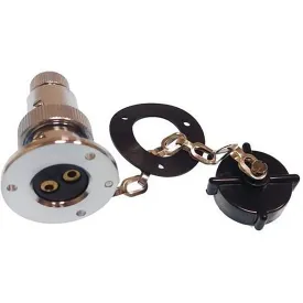 goldenship-2-pins-waterproof-deck-connector-with-cable-grommet