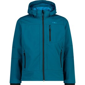 CMP hidrófuga chaqueta Man Jacket ZIP Hood azul viento densamente impermeable monocromo 