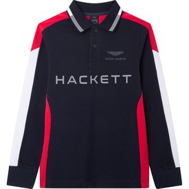 Hackett London Boys Multi Trim Ls B Polo Sweater 