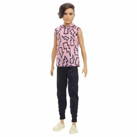Barbie Ken Fashionista T -Shirt Rays With Rooted Hair Doll
