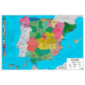 Grupo Erik Editores Lamina Educativa Mapa España 