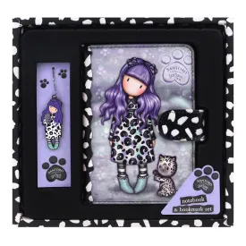 santoro-london-set-of-with-bookmark-gorjuss--smitten-kitten-notebook