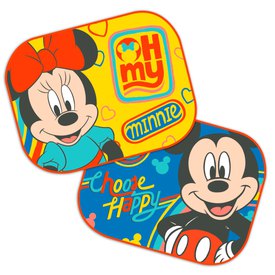 Disney Minnie + Mickey Sunshade For Car 44x35 cm 2 Units