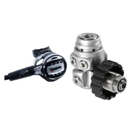 Mares 62X DIN First Stage Diving Regulator - Chrome Finish, AST System, Cold Water Efficient