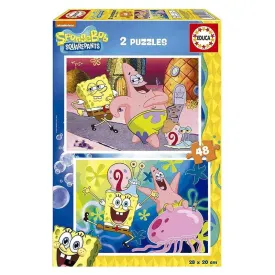 educa-puzzle-di-legno-spongebob-da-2x48-pezzi