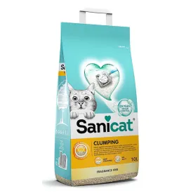 sanicat-ongeparfumeerde-klonterende-bentoniet-kattenbakvulling-10l