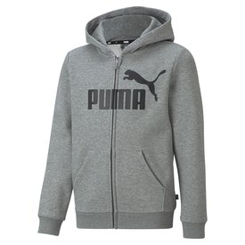 Puma Moletom Zip Completo Ess Big Logo