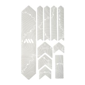 All mountain style Tracks Frame Guard Stickers