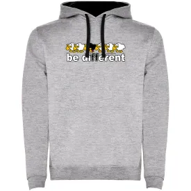 kruskis-be-different-train-two-colour-kapuzenpullover