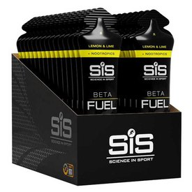 SIS Energi Geler Låda Beta Fuel + Nootropics Lemon & Lime 60ml