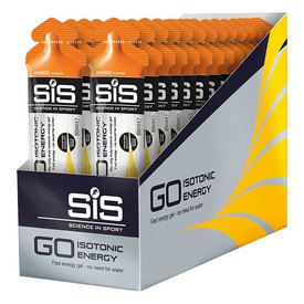 SIS Energi Gels Box Go Isotonic Energy Orange 60ml