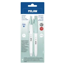milan-blister-pack-1-p1-blue-ink-pen-1-pl1-mechanical-pencil-edition-series-0.7-mm