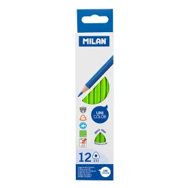 milan-box-12-triangular-light-green-pencils