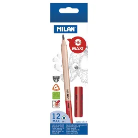 milan-box-12-triangular-maxi-hb-graphite-pencils