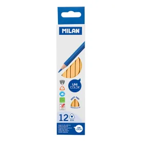 milan-삼각형-연분홍-연필-12개입