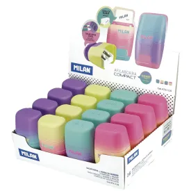 milan-display-box-16-erasers-with-pencil-sharpener-compact-sunset