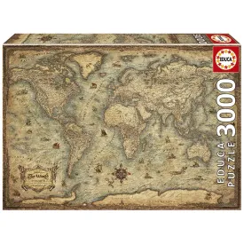 educa-世界地图拼图-3000-件