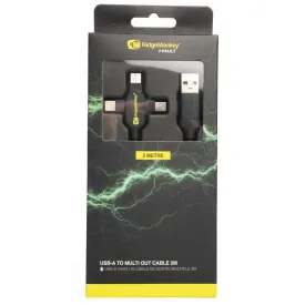 ridgemonkey-cable-usb-a-multi-sorties-2-m