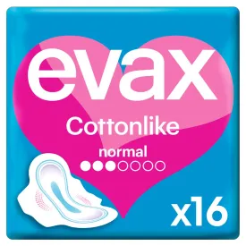 evax-bomullsliknande-normal-vingar-komprimerar-16-enheter