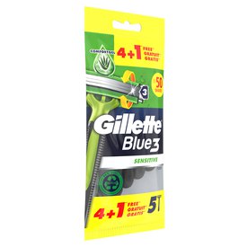 Gillette Blue 3 Sensitive 4+1 Jednostki