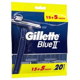 Gillette Bleu Ii Fixe Unités 15+5