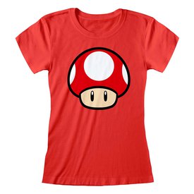 Heroes Official Nintendo Super Mario Power Up Mushroom short sleeve T-shirt
