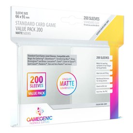 Gamegenic Card Mouwen Mat Standaard Voordeelpakket 200 Eenheden 66x91 Mm Bord Spel
