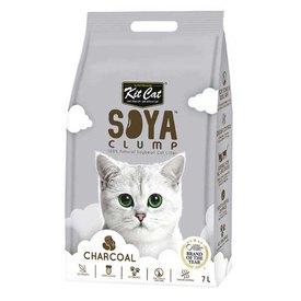 Kitcat Sable Biodégradable SoyaClump Soybeen Eco Litter Charcoal 7L