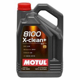 Motul 8100 X-Clean+ 5W30 5L Motorolie