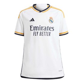 adidas Junior Kortermet T-skjorte Hjem Real Madrid 23/24