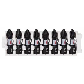 bosch-impact-pz2x8-25-mm-cross-shaped-bits-set-8-units