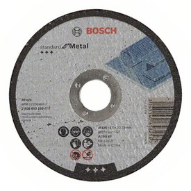 Bosch Standard Direct 125x2.5 mm Metaal Schijf