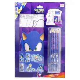 cerda-sonic-prime-coloreable-stationery-set