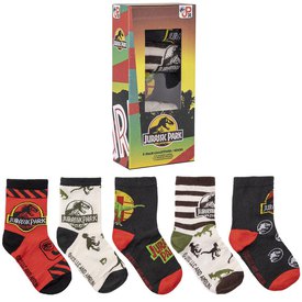 Cerda group Jurassic Park Half long socks 5 units