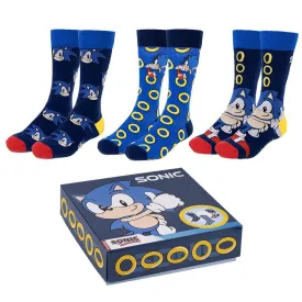 cerda-sonic-half-long-socks-3-units